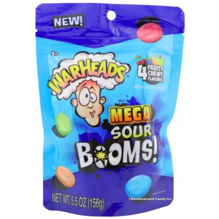 War Heads Mega Sour Booms Edible